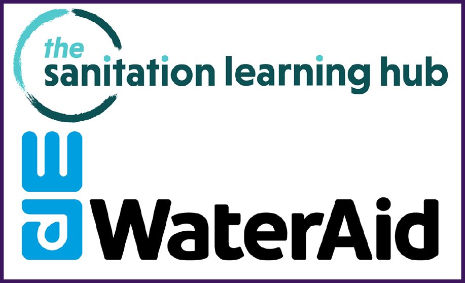 Sanitation Learning Hub / WaterAid logo - link to Sanitation Learning Hub website