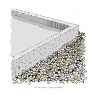 Preventing erosion at the base of a slab - colour (Artist: Shaw, Rod)