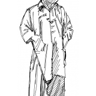 Boy with hands in his pockets (Artist: Shaw, Rod)