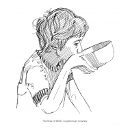 Boy drinking from a-bowl (Artist: Shaw, Rod)