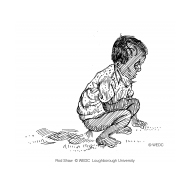Child with diarrhoea (Artist: Shaw, Rod)
