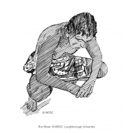 Man squatting (Artist: Shaw, Rod)