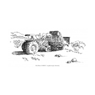 Tractor at a landfill site (Artist: Shaw, Rod)