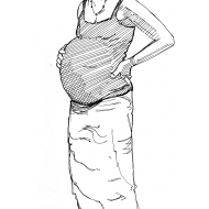 Pregnant woman (Artist: Shaw, Rod)