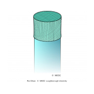 PVC pipe with netting - colour (Artist: Shaw, Rod)